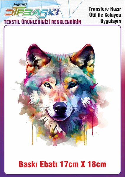 Özel Tasarım Ütü ile Yapışan Kumaş Tekstil Kıyafet Dtf Baskı 2666