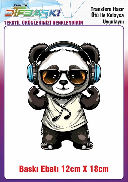 Özel Tasarım Ütü ile Yapışan Kumaş Tekstil Kıyafet Dtf Baskı 2665