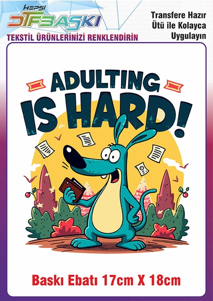 Özel Tasarım Ütü ile Yapışan Kumaş Tekstil Kıyafet Dtf Baskı 2685