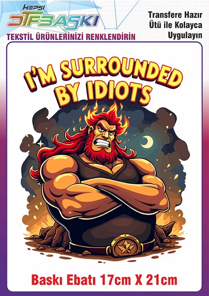 Özel Tasarım Ütü ile Yapışan Kumaş Tekstil Kıyafet Dtf Baskı 2694