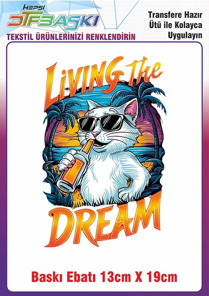 Dream Ütü ile Yapışan Kumaş Tekstil Kıyafet Dtf Baskı