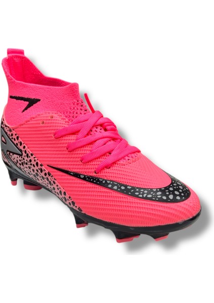 Yeni Model Özel Taban Çocuk Çoraplı Krampon Pembe Siyah Desenli fiyatları