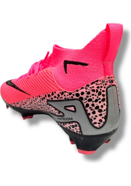 Yeni Model Özel Taban Çocuk Çoraplı Krampon Pembe Siyah Desenli fırsatları