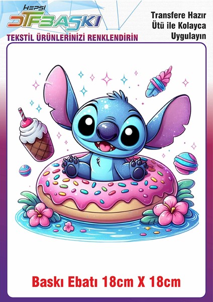 Stitch Ütü ile Yapışan Kumaş Tekstil Kıyafet Dtf Baskı