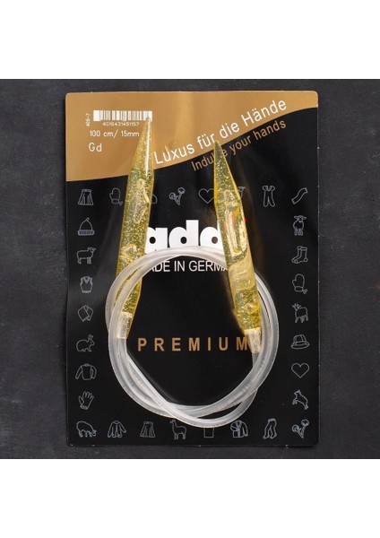 Addi Champagner 15MM 100CM Misinalı Şiş - 405-7