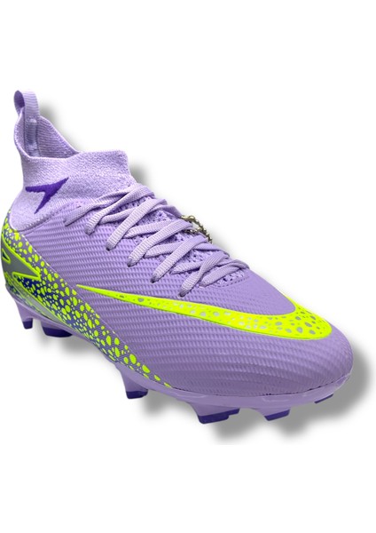 Yeni Model Özel Taban Çoraplı Krampon Lila Sarı Desenli fiyatları