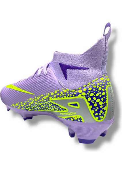 Yeni Model Özel Taban Çoraplı Krampon Lila Sarı Desenli fırsatları