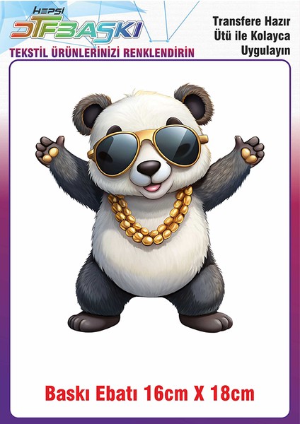 Özel Tasarım Ütü ile Yapışan Kumaş Tekstil Kıyafet Dtf Baskı 2664