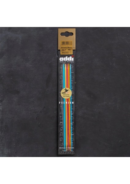 Addi Colibri 3,75MM 20CM Renkli Çorap Şişi - 204-7