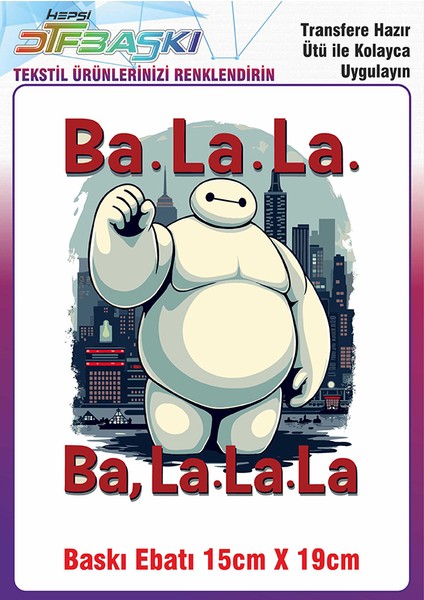 Özel Tasarım Ütü ile Yapışan Kumaş Tekstil Kıyafet Dtf Baskı 2732