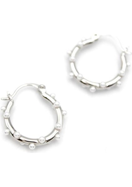 Incili Halka Küpe - Gümüş fiyatları