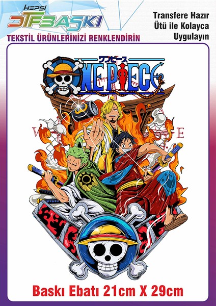 Anime Manga Ütü ile Yapışan Kumaş Tekstil Kıyafet Dtf Baskı