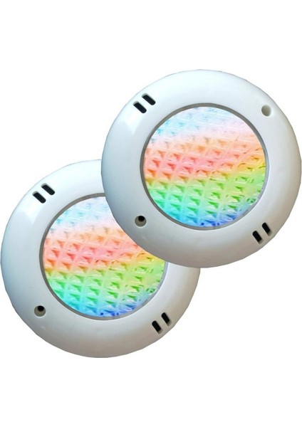 8 Watt Smd Led Rgb 4 Kablolu Mini Sıva Üstü Havuz Lambası 2 Adet