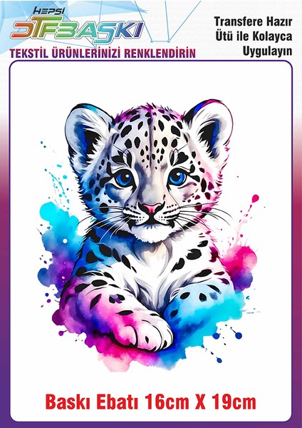 Ütü ile Yapışan Kumaş Tekstil Kıyafet Dtf Baskı