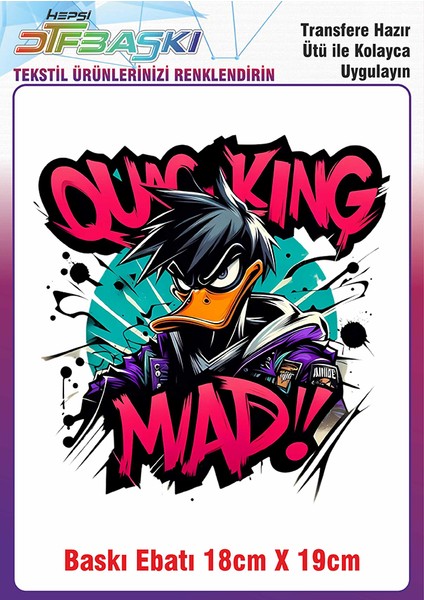 Özel Tasarım Ütü ile Yapışan Kumaş Tekstil Kıyafet Dtf Baskı 2661