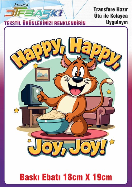 Özel Tasarım Ütü ile Yapışan Kumaş Tekstil Kıyafet Dtf Baskı 2714