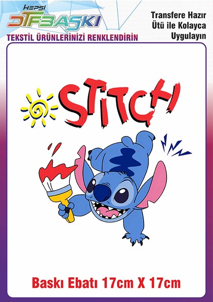 Stitch Ütü ile Yapışan Kumaş Tekstil Kıyafet Dtf Baskı