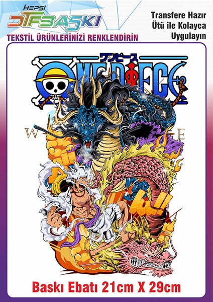 Anime Manga Ütü ile Yapışan Kumaş Tekstil Kıyafet Dtf Baskı