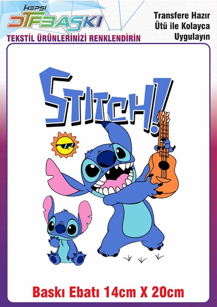 Stitch Ütü ile Yapışan Kumaş Tekstil Kıyafet Dtf Baskı