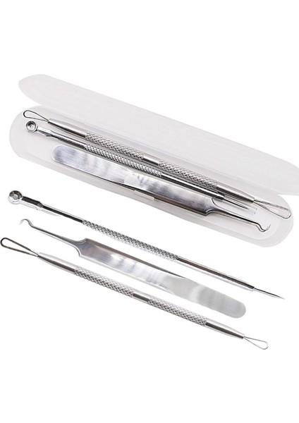 Paslanmaz Çelik Siyah Nokta Sivilce ve Akne Temizleyici Set 3'lü Kit fiyatları