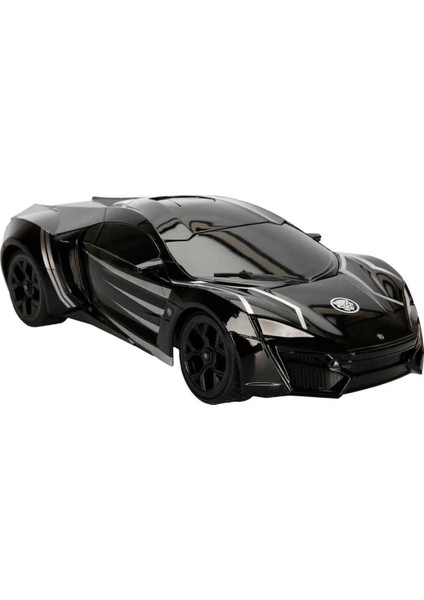 7037 Kumandalı 1:16 Avengers Black Panther Lykan Hypersport Araba modelleri