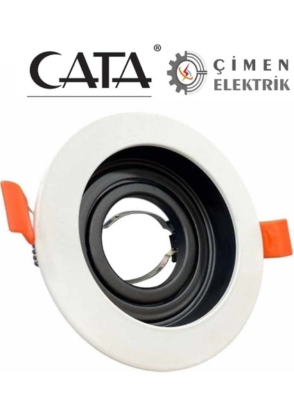 Cata Ct 5221 Beyaz (Siyah) Spot Kasası