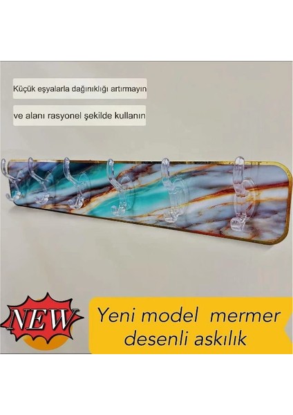 Mermer Desenli Yapışkanlı Askılık fiyatları