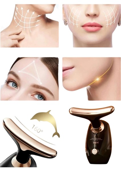 Yüz Masaj Aleti Boyun ve Yüz Ems Güzellik Cihazı Cilt Sıkılaştırma Cilt Gençleştirme Cihazı modelleri