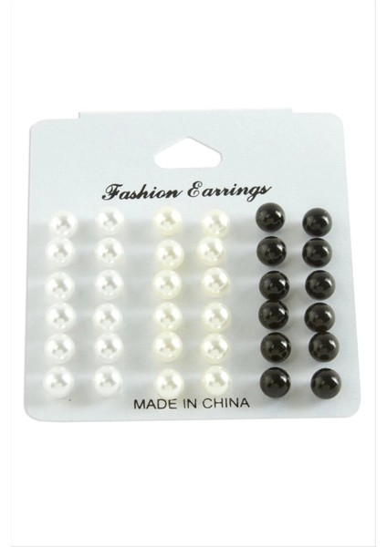 Kartlı Inci Küpe 36 Adet