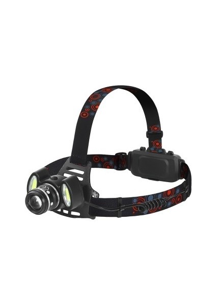 6000 Lümen 3 Başlık Şarjlı Kafa Lambası