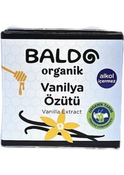 Organik Vanilya Özütü 80 Gr.- Alkolsüz
