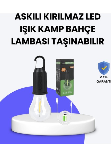 Buğz Çok Yönlü Asma Kancalı Kamp Işığı