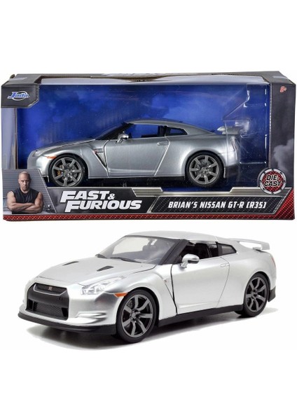 253203082 Hızlı ve Öfkeli 2009 Nissan Gt-R 1:24 - Simba