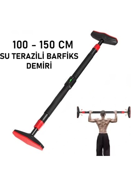 Buğz Su Terazili Barfiks Demiri 100-150 cm