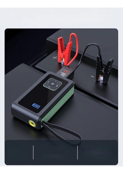 Şarjlı Taşınabilir Çantalı Araç Akü Şarj Takviyeli Göstergeli Işıklı Hava Kompresörü Powerbank Şarj modelleri