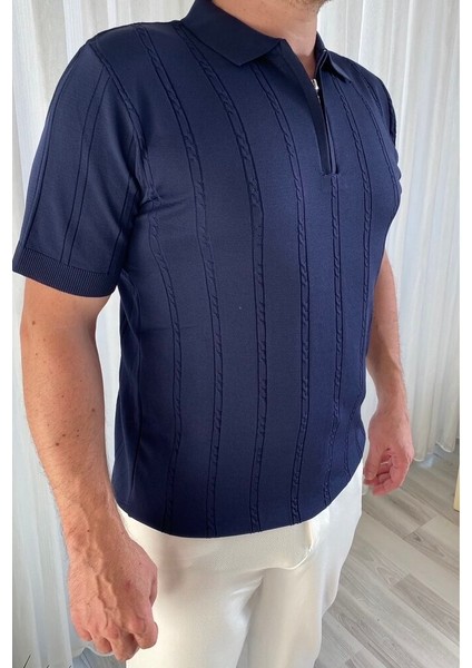 Fermuarlı Polo Yaka Triko fiyatları