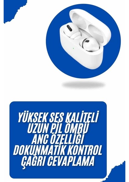 Bluetooth Kulaklık Kulak Içi Silikonlu Stereo Yüksek Ses Kaliteli Dokunmatik