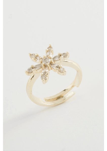 Lotus Zirkon Taşlı Yüzük