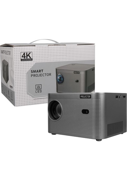 HY350 Sesli Komutlu Android 11 Akıllı LED Projeksiyon Fhd Kablosuz Görüntü Aktarım Destekli Ev Sinema Sistemi Yansıtma indirimleri