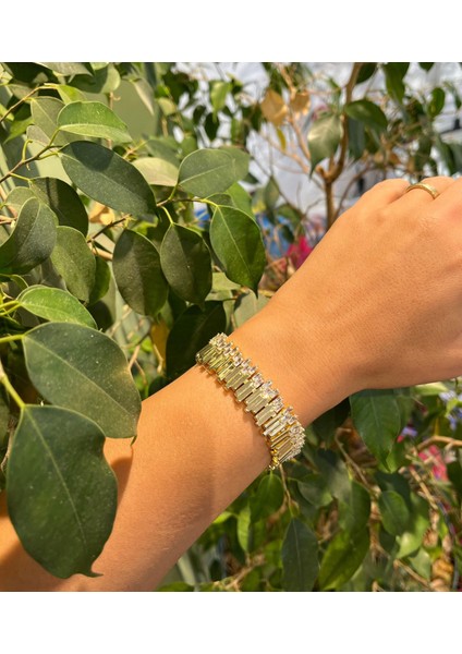 14K Taşlı Çubuk Bileklik fiyatları