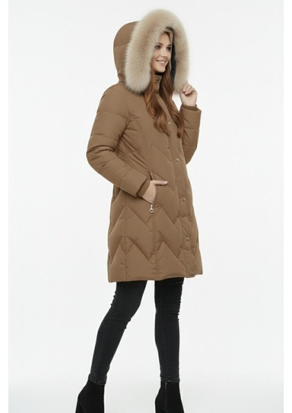 Kadın Spor Kapüşonlu Içi Peluş Mont M5308 BGL-ST04893 fiyatları