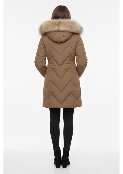 Kadın Spor Kapüşonlu Içi Peluş Mont M5308 BGL-ST04893 indirimleri