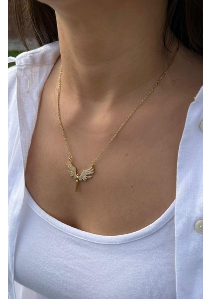 Taşlı Melek Kolye fiyatları