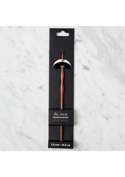 La Mia Rosewood 2.5 mm 15.5 cm Ahşap Yün Tığ