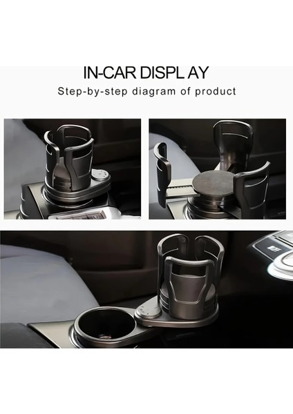 Buğz 2’si 1 Arada Ayarlanabilir Araç Bardak Tutucu, Genişleyebilir Üst Kısım 3”-6.2”, Şişe Adaptörü, Araba Organizatörü, Dayanıklı Taban, Ramblers Hydroflask Uyumlu, Modern Araç Düzenleyic fiyatları