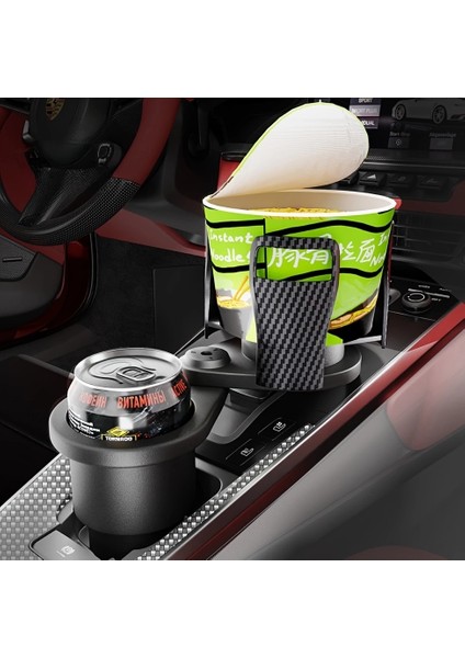 Buğz 2’si 1 Arada Ayarlanabilir Araç Bardak Tutucu, Genişleyebilir Üst Kısım 3”-6.2”, Şişe Adaptörü, Araba Organizatörü, Dayanıklı Taban, Ramblers Hydroflask Uyumlu, Modern Araç Düzenleyic