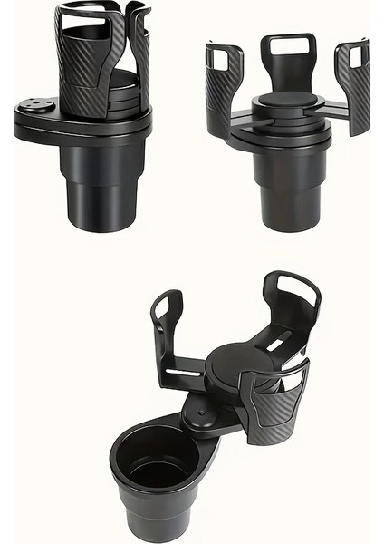 Buğz 2’si 1 Arada Ayarlanabilir Araç Bardak Tutucu, Genişleyebilir Üst Kısım 3”-6.2”, Şişe Adaptörü, Araba Organizatörü, Dayanıklı Taban, Ramblers Hydroflask Uyumlu, Modern Araç Düzenleyic