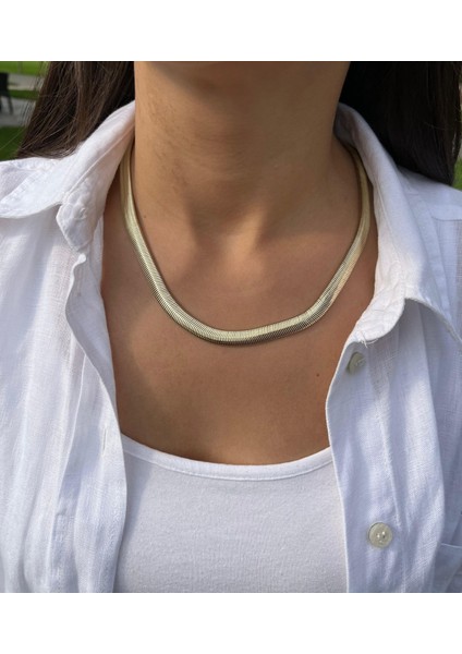 Altın Renk Kalın Italyan Zincir Kolye fiyatları