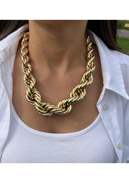 Kalın Burgu Uzun Kolye