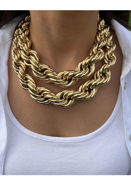 Kalın Burgu Uzun Kolye modelleri